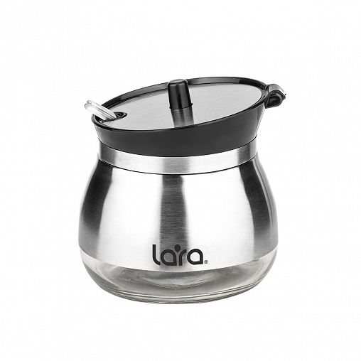 Сахарница Lara, с ложкой, 300 мл фото