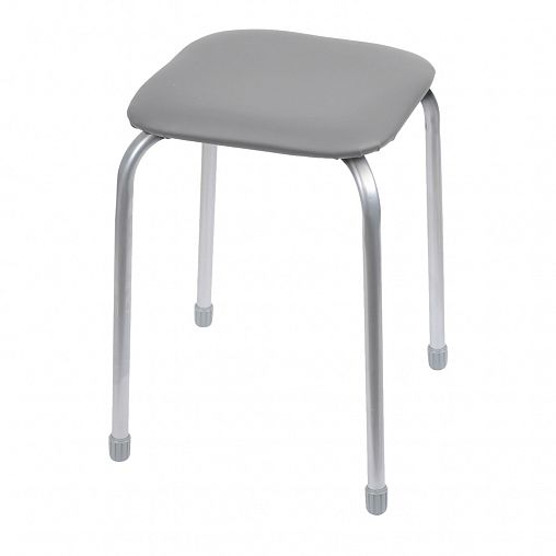 Табурет Nika Классика 3, 32 x 32 см, серый фото