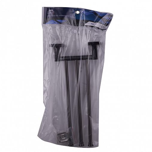 Полотенцедержатель поворотный Fashun A2613-17, тройной, графит фото