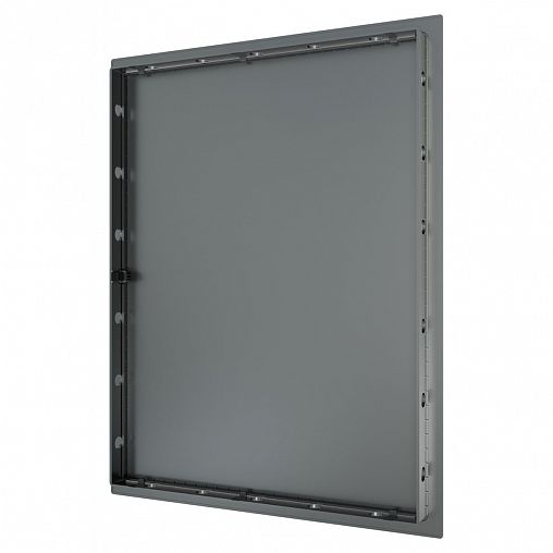 Люк-дверца ревизионная Evecs L3040N gray, нажимная, с фланцем 300 x 400 мм, 327 x 423 мм фото