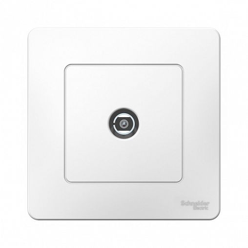 Розетка ТВ Systeme (Schneider) Electric Blanca BLNTS000011, встраиваемая, белая фото