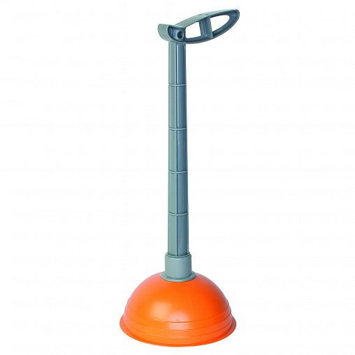 Вантуз Spin&Clean Rock'n'Roll с высокой ручкой, чаша d 14 см, оранжевый фото