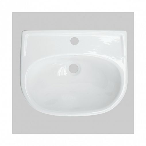 Раковина Sanita Комфорт 50 ВКС, 50 x 40 x 18,5 см, белая фото