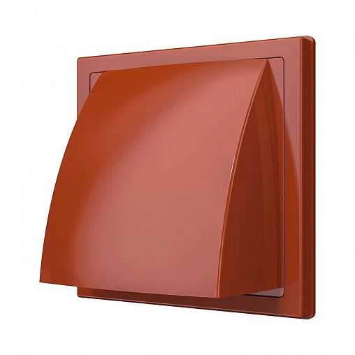 Выход стенной вытяжной Era 1515К10ФВ терр, 150 x 150 мм, с обратным клапаном, с фланцем D 100 мм фото