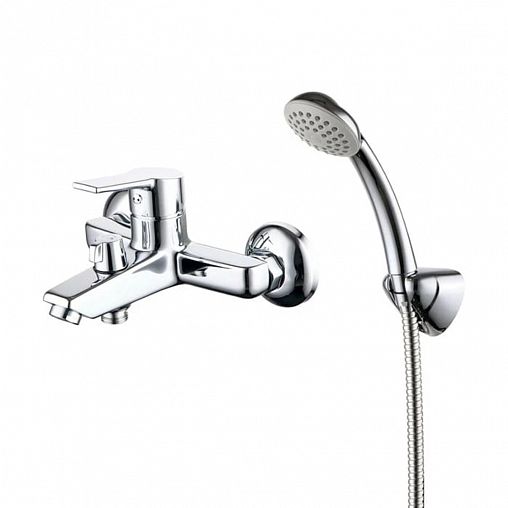 Смеситель для ванны с душем Milardo Stripe STRSB02M02, однорычажный, хром фото