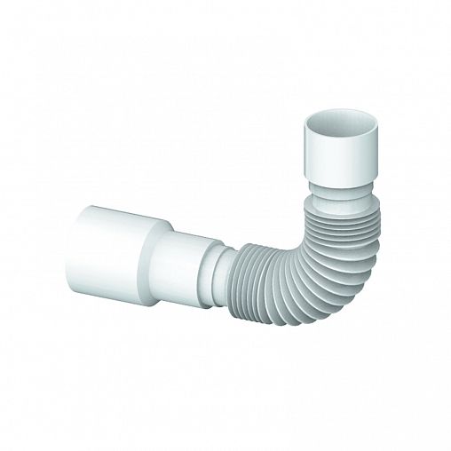 Трубка гофрированная Unicorn D40, 40 x 40/50 мм, 400 мм фото