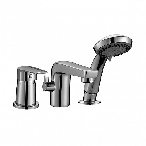 Встраиваемый смеситель для ванны Rossinka S35-39, однорычажный, хром фото