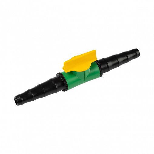 Соединитель для шлангов, с вентилем, 1/2" - 1" фото