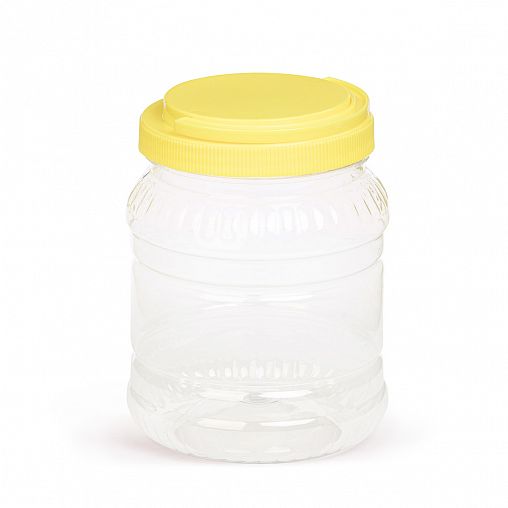 Банка для сыпучих продуктов ПЭТ Альтернатива, со складывающейся ручкой, 1,5 л фото
