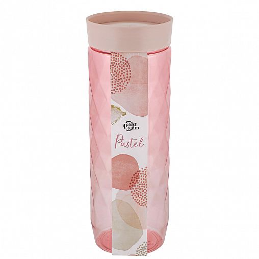 Банка для сыпучих продуктов Plast Team Pastel, 1,5 л фото