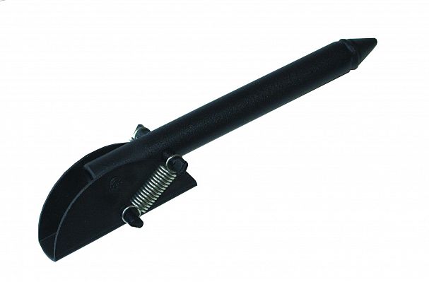 Упор воротный Домарт, 200 мм, черный фото