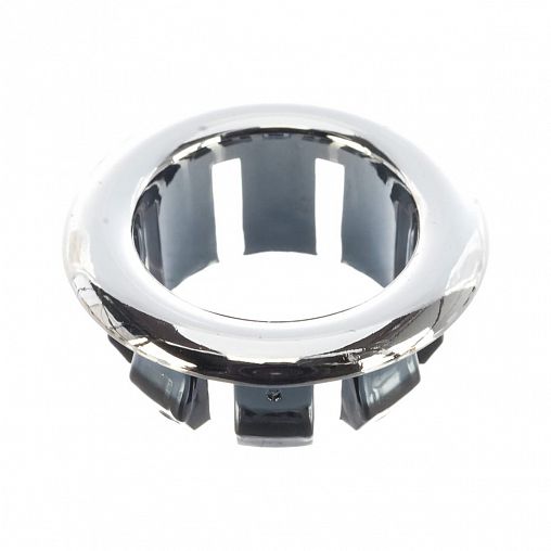 Втулка для перелива раковины MasterProf, 31 x 31 x 12 см, хром фото