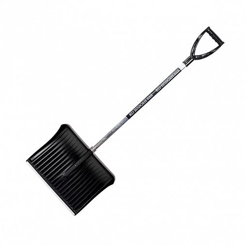 Лопата для уборки снега Berchouse №11, со съемным алюминиевым черенком, 490 x 390 мм фото