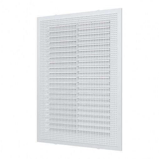 Решетка вентиляционная Era 1318С, пластиковая, с сеткой, 138 x 188 мм фото