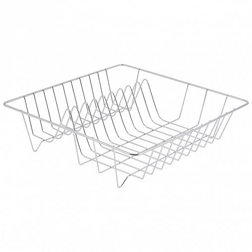Сушилка для посуды Рыжий кот W3408, 35 x 35 x 10 см, хромированная фото