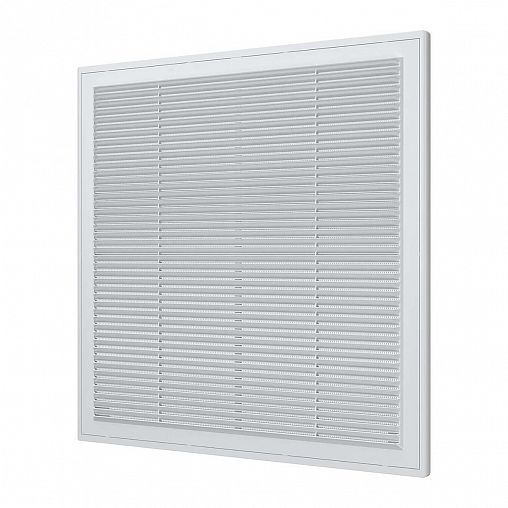 Решетка вентиляционная Era 3030Р, пластиковая, с сеткой, 300 x 300 мм фото