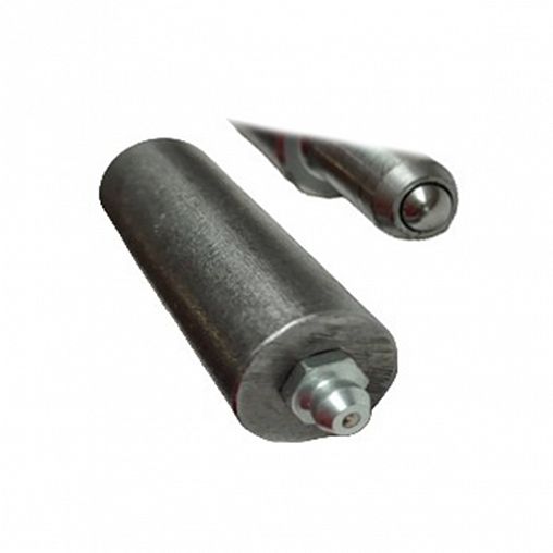 Петля гаражная с шаром и масленкой, 28 x 140 мм фото