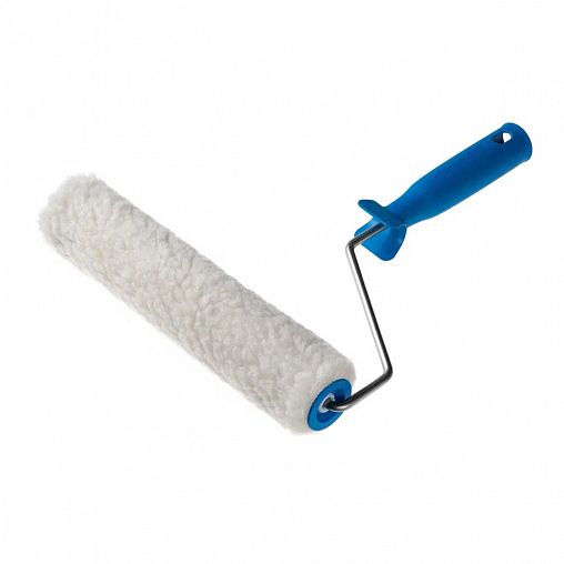 Валик меховой Акор Стандарт, натуральный, D50 x 240 мм, ворс 16 мм, бюгель 6 мм фото