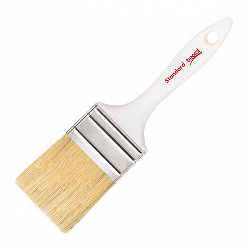 Кисть плоская Beorol Стандарт Универсальная, смешанная щетина, пластиковая ручка, 60 x 15 мм фото