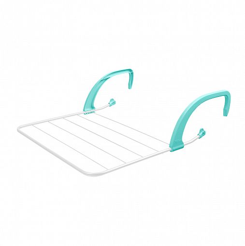 Сушилка для белья напольная Nika СБ10/Б, складная, сушильное полотно 18 м, белая фото