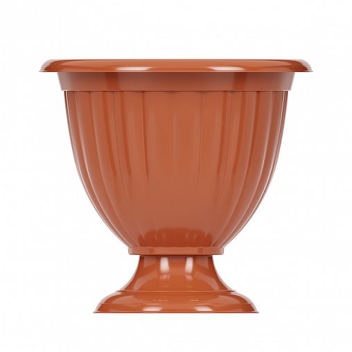 Вазон Альтернатива Жасмин, 18 л, коричневый фото