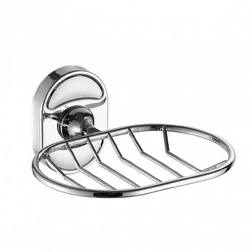 Мыльница настенная Fashun A1902-1, хром фото