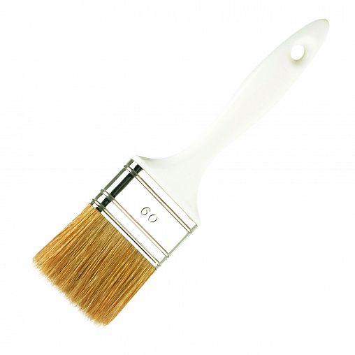 Кисть плоская Beorol Ekonomik, смешанная щетина, пластиковая ручка, 20 x 15 мм фото