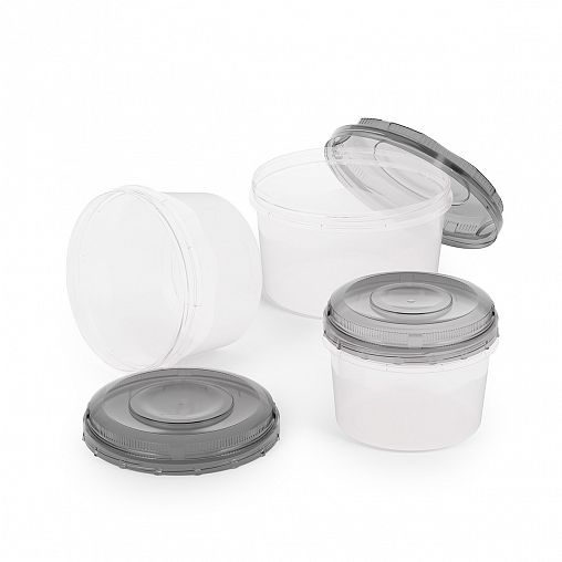 Набор контейнеров для СВЧ Альтернатива, (0,5 л + 1 л + 1,5 л), микс фото