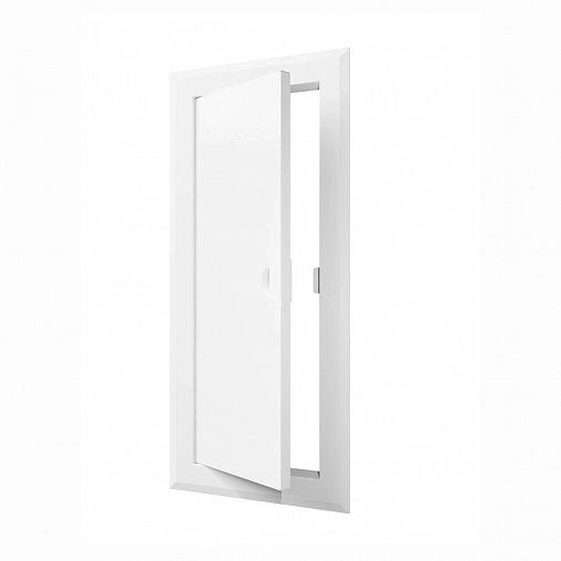 Люк-дверца ревизионная Evecs ЛТ1540Мп, стальная на магните, с фланцем 150 x 400 мм, 210 x 460 мм фото