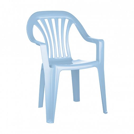 Стул детский Пластишка, 370 x 360 x 550 мм, светло-голубой фото