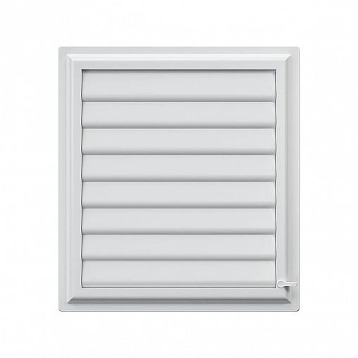 Вентиляционная решетка с сеткой и жалюзи Era Airvent, регулируемая, пластик, 402 x 442 мм фото