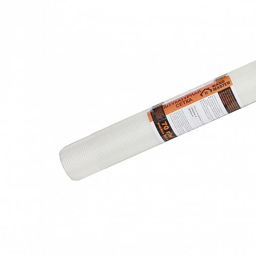 Сетка штукатурная стеклотканевая Wand Master, ячейка 5 x 5 мм, 70 г/м², 1 x 10 м фото