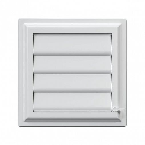 Вентиляционная решетка с сеткой и жалюзи Era Airvent, регулируемая, пластик, 281 x 281 мм фото