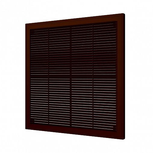 Решетка вентиляционная Era 4040Р кор, пластиковая, с сеткой, 400 x 400 мм фото