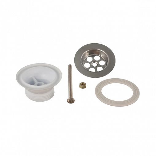 Выпуск Wirquin, с нержавеющей чашкой d 63 мм, белый/хром фото