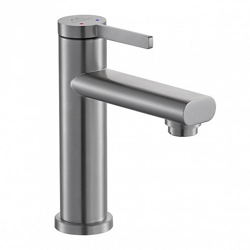 Смеситель для раковины с коротким изливом Fashun A51130, сатин фото