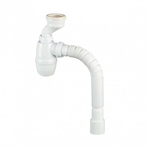Сифон для писсуара Wirquin, 1 1/4" x 40 мм, с манжетами и с гофротрубой 800 мм фото Сифон для писсуара Wirquin, 1 1/4" x 40 мм, с манжетами и с гофротрубой 800 мм фото