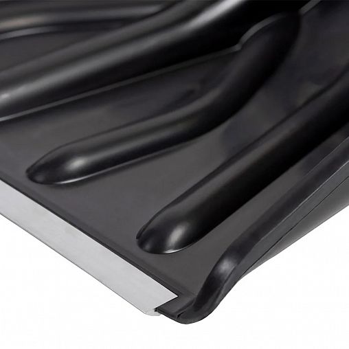 Лопата для уборки снега Cycle Рыцарь Standart, с дюралюминиевым черенком, 410 x 465 мм фото