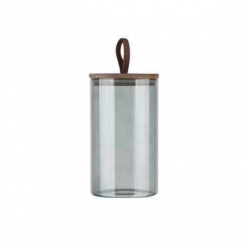 Банка для сыпучих продуктов Leonord Albero di Marmo, стеклянная, 10 x 15,5 см, 1000 мл фото