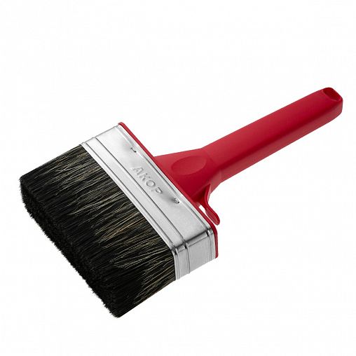 Кисть плоская для водных красок Акор Мастер, смешанная щетина, пластиковая ручка, 120 x 35 мм фото