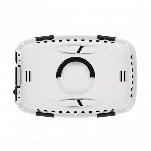 Переноска для животных Альтернатива, 48 x 32,5 x 26 см, черная фото