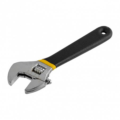 Ключ разводной Park, обрезиненная рукоятка, 150 мм фото