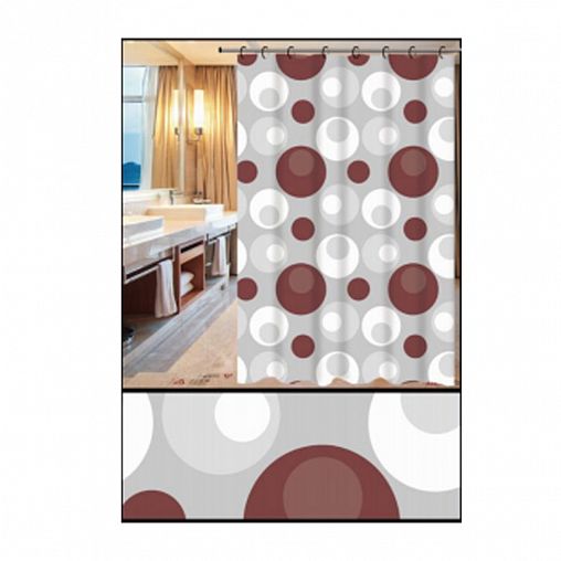 Штора для ванной Fashun A8809, 180 x 180 см, Peva фото