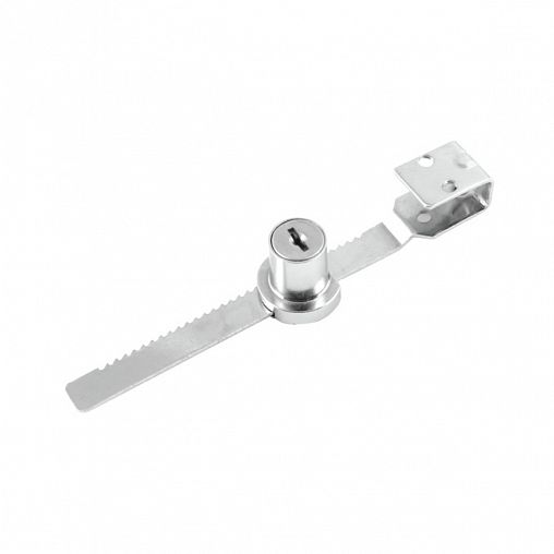 Замок мебельный Нора-М 6328, 2 ключа, хром фото