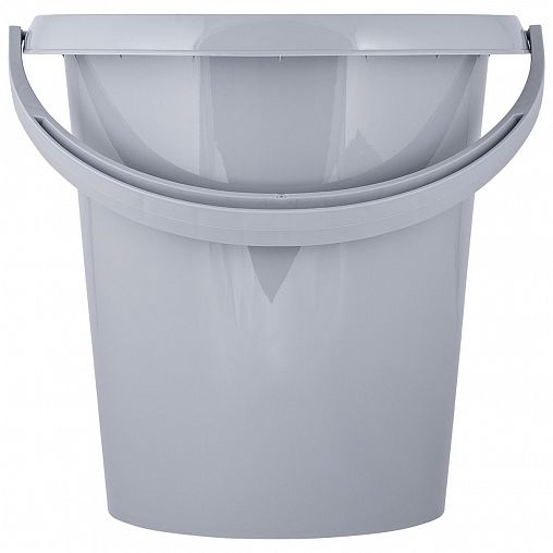 Ведро пластиковое Plast Team Stockholm, 10 л, серый шторм фото
