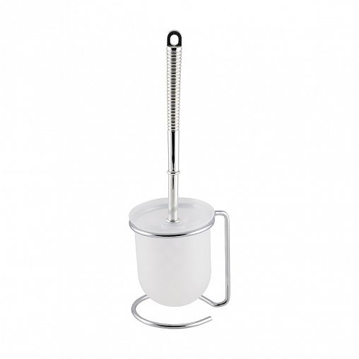 Ершик для унитаза Рыжий кот, с подставкой фото