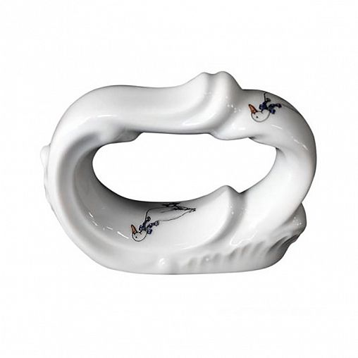 Кольцо для салфеток Cmielow Рококо Гуси, фарфоровое фото