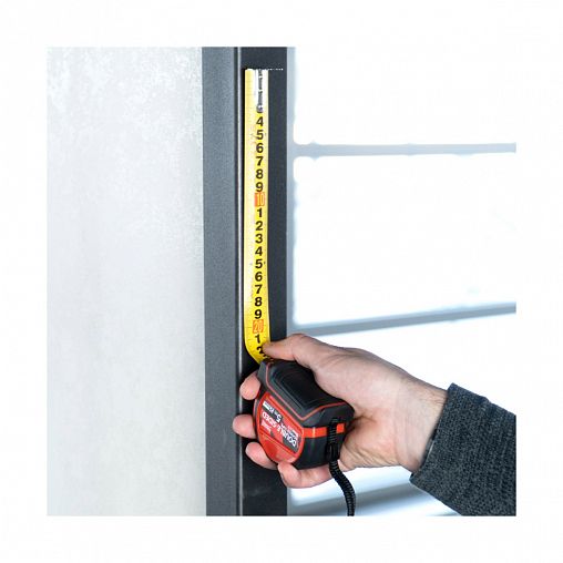 Рулетка Beorol, двухсторонняя шкала, с автостопом, обрезиненная, 5 м x 25 мм фото