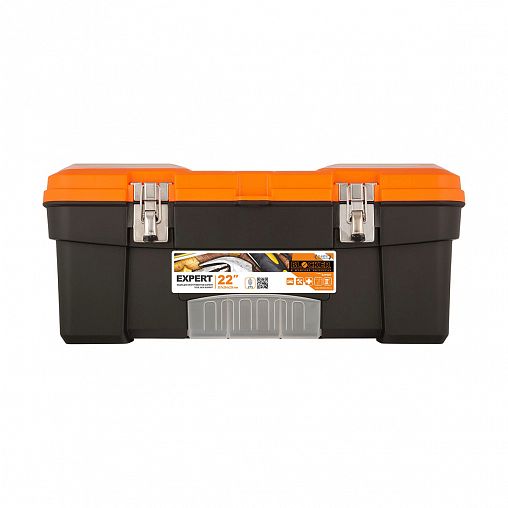 Ящик для инструментов Blocker Expert, 55,7 x 28,4 x 23,6 см, черный/оранжевый фото