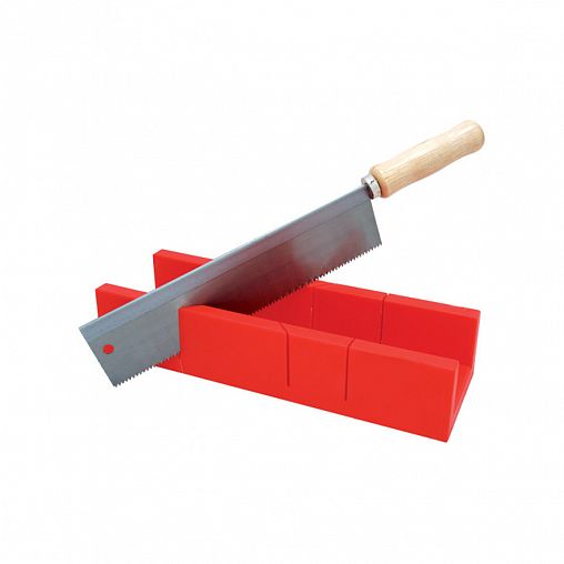 Стусло пластмассовое Beorol, деревянная рукоятка, с пилой 300 мм фото